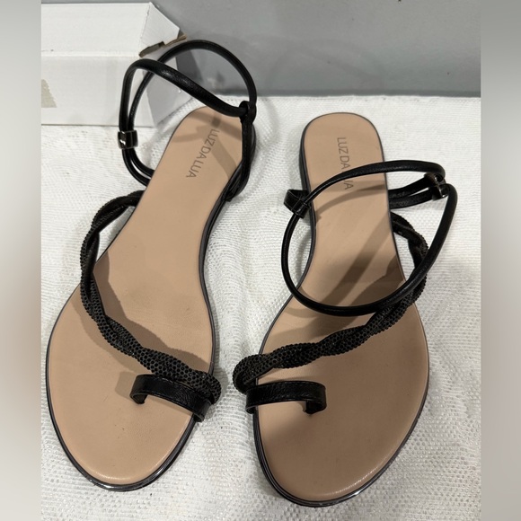 luzda Shoes - Black Women's Strappy Sandals